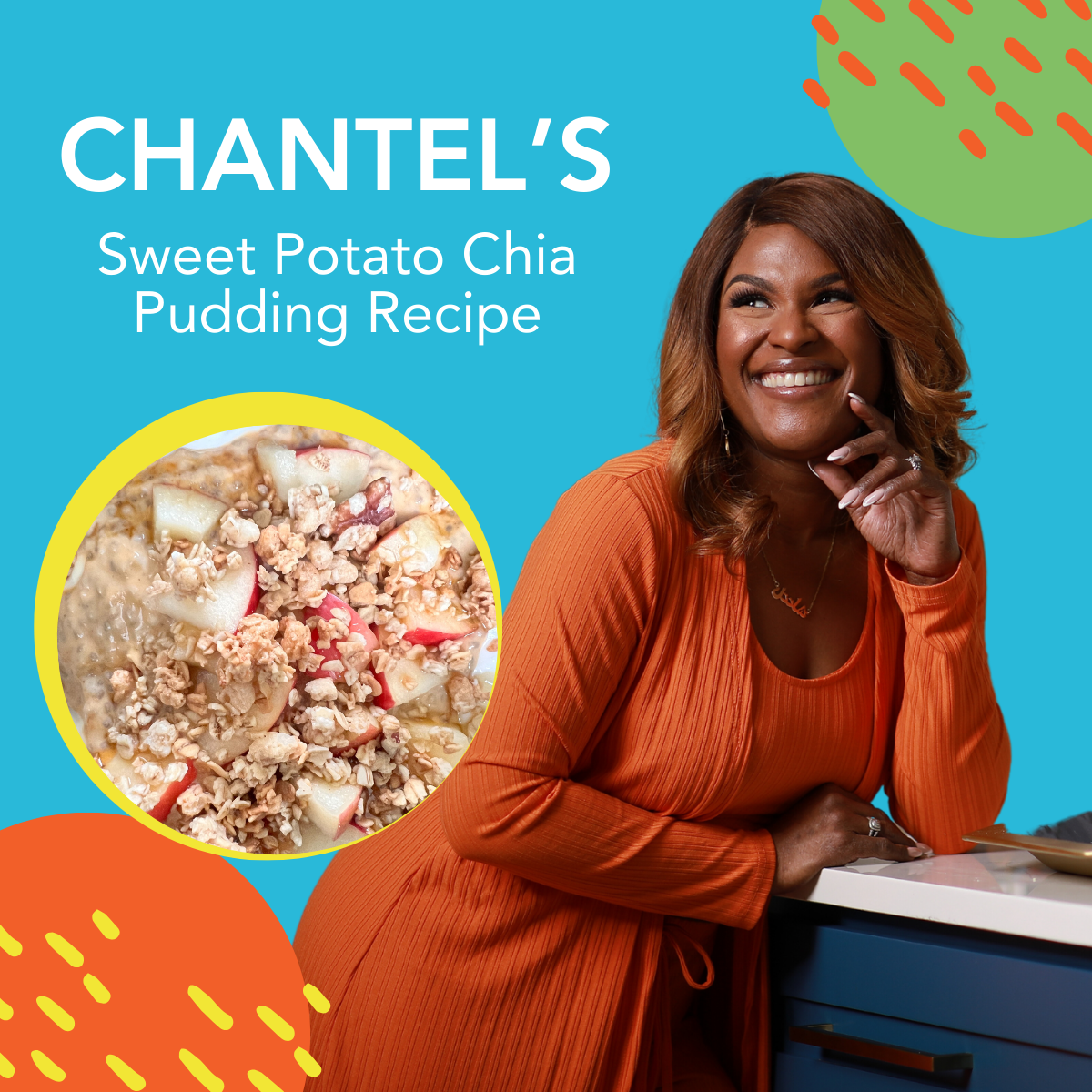 Chantel Powell's Sweet Potato Chia Pudding Recipe