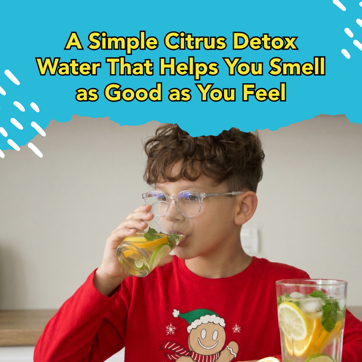 A Simple Citrus Detox Water That Helps You Smell as Good as You Feel