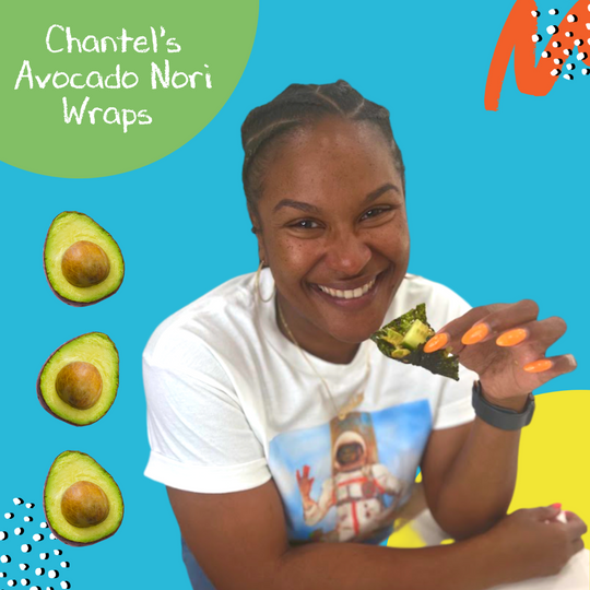 Chantel's Snack Shack Recipe #1: Avocado Cucumber Nori Wraps 🥑