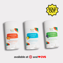 Kids Deodorant 3-Pack Bundle: Suga, Happy, Sonshine - Play Pits